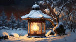 冬夜里的一盞暖灯