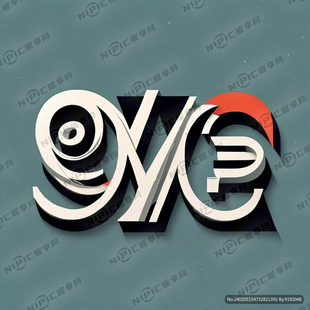 鲜字的平面字体设计