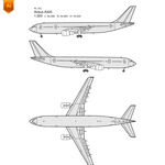 飞机线稿图