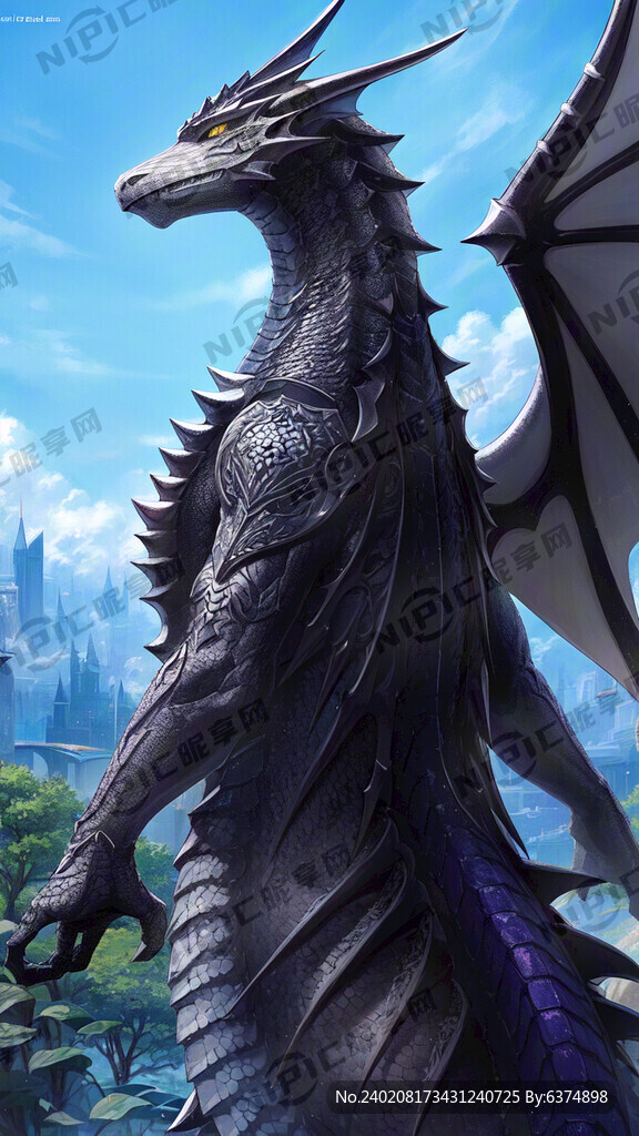 龙 现代时尚 二次元