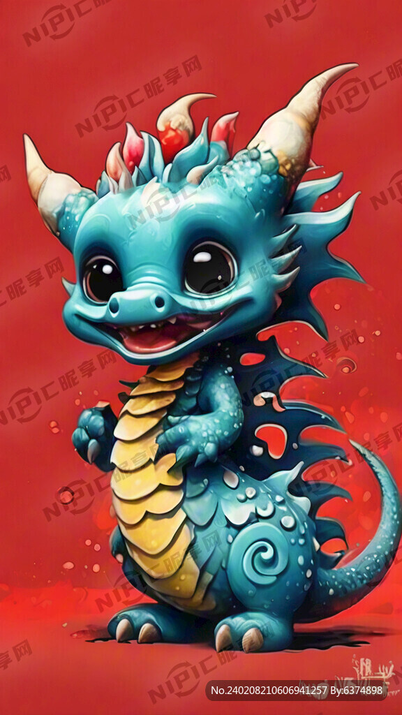 中国龙   可爱       