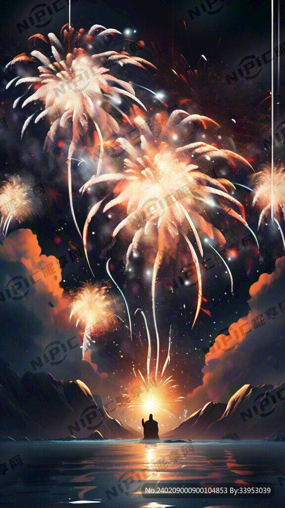 除夕禅意心经海报