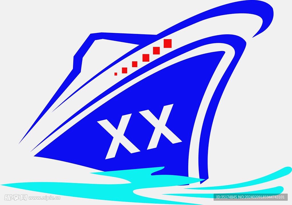 船矢量图logo