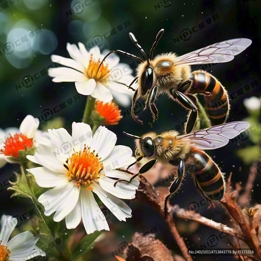 树林里的马蜂群