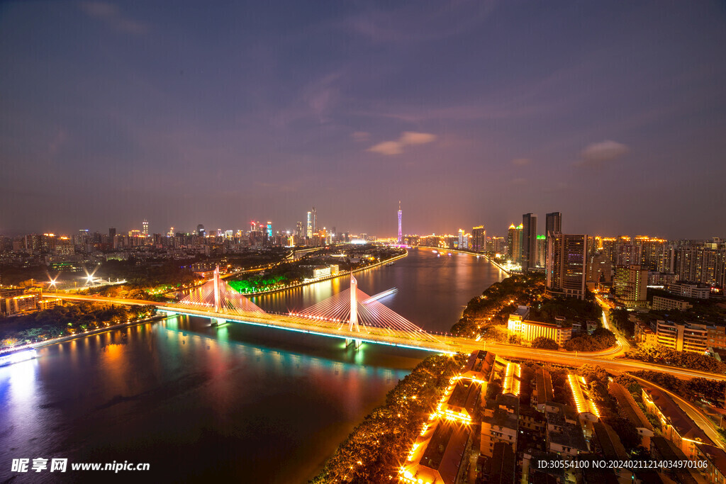 广州建筑夜景图片