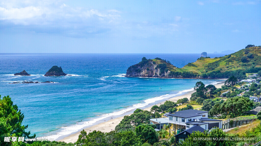 沙滩 海湾 风景图片