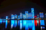 城市建筑夜景图片
