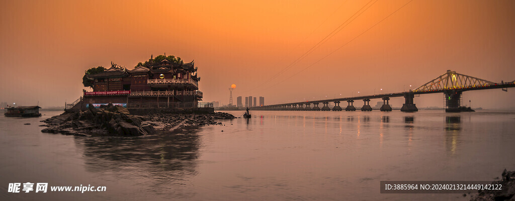 日落夕阳图片