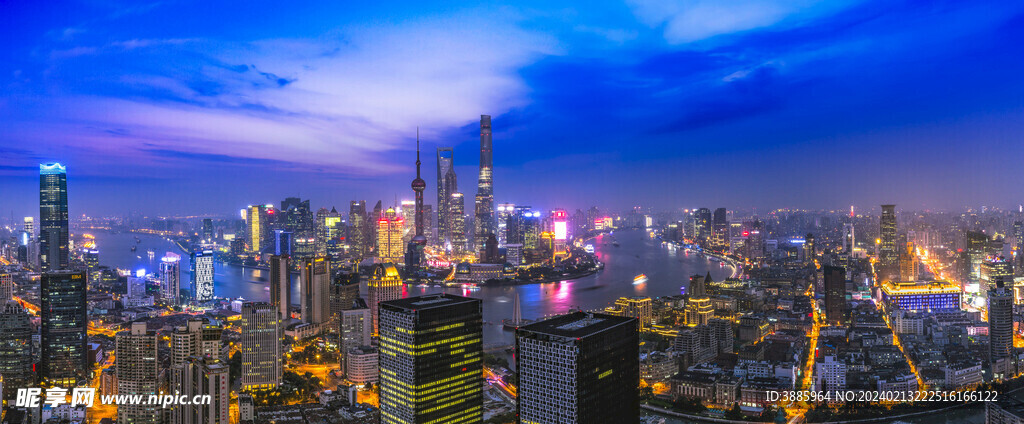 城市建筑夜景图片