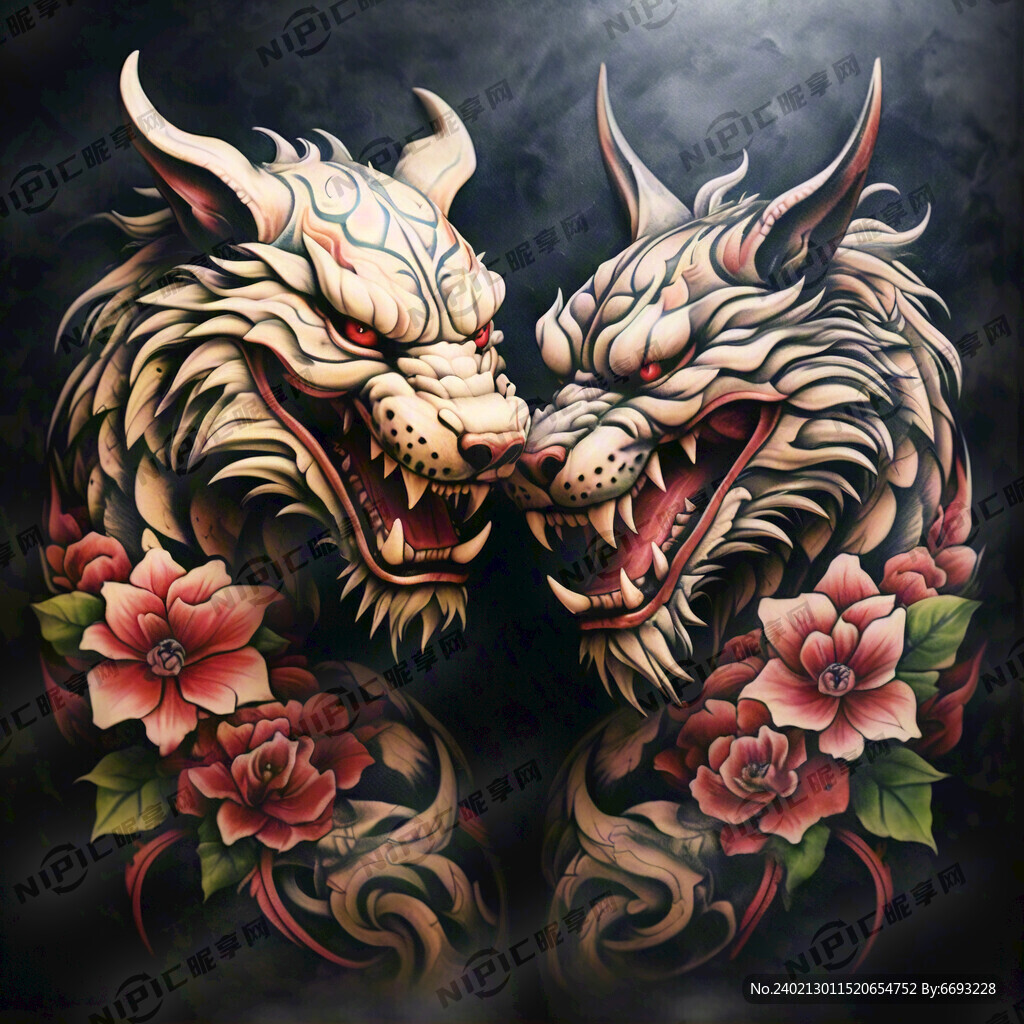 纹身的龙虎斗