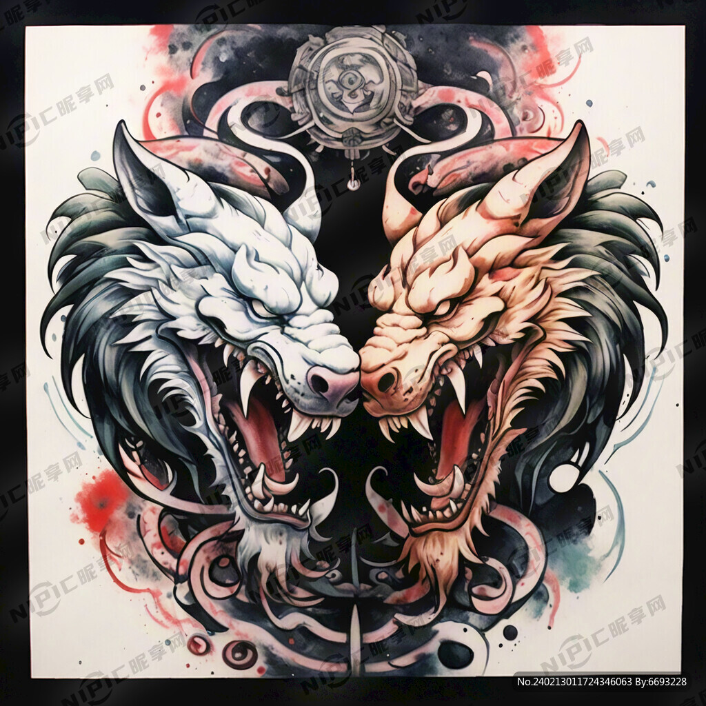 纹身的龙虎斗