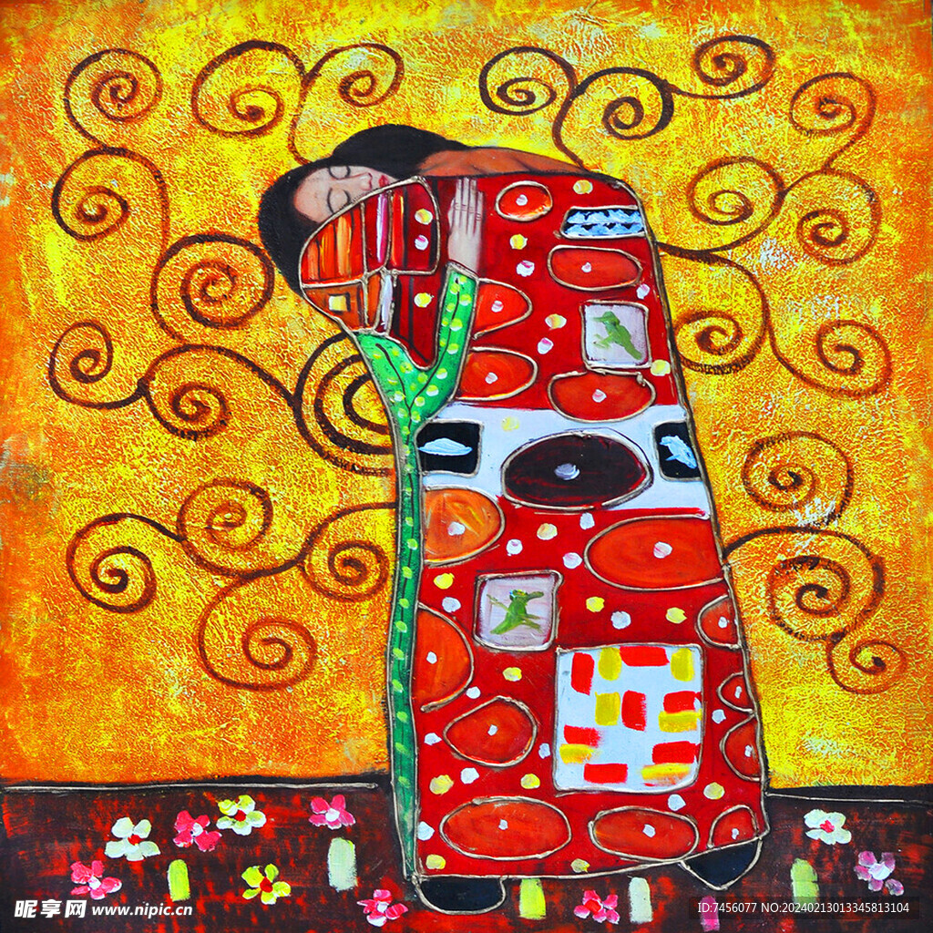 民族美女艺术油画装饰画