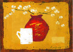 油画花卉花瓶油画装饰画