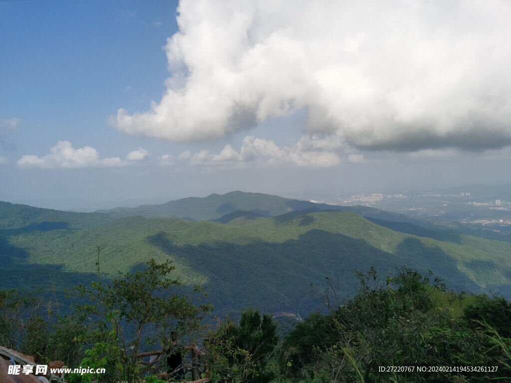 山地风光  绿色山林