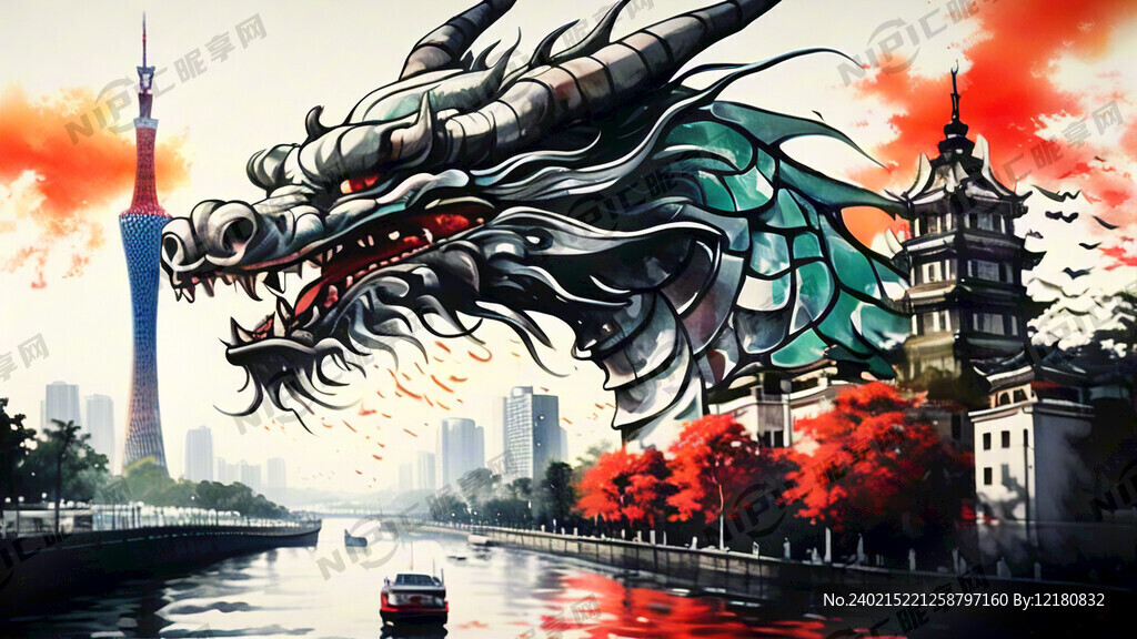 黑白线条图画