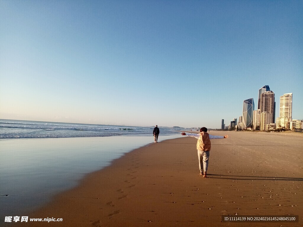 澳大利亚黄金海岸海滩风景