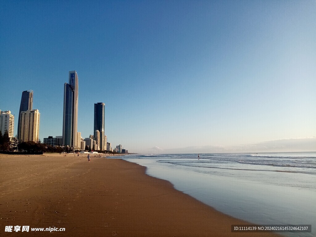 澳大利亚黄金海岸海滩风景