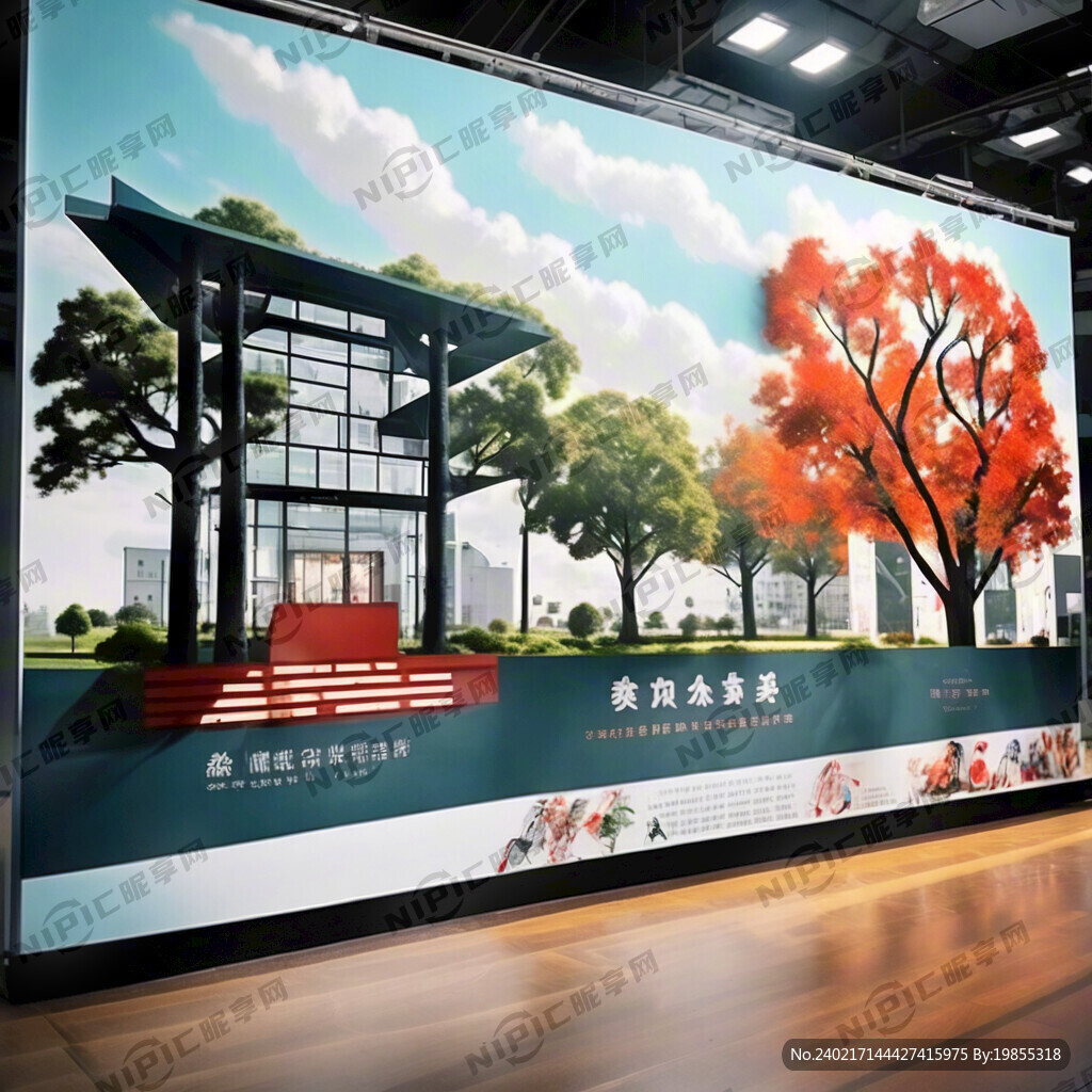 校园展板图文排版