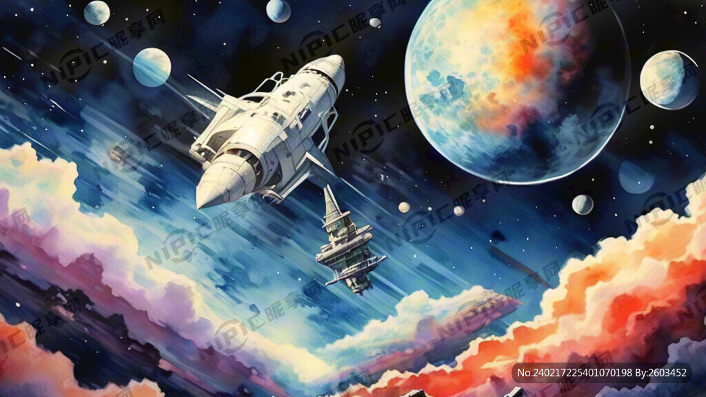天空之城 航天飞机 宇航员