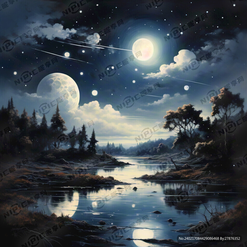 月亮星空