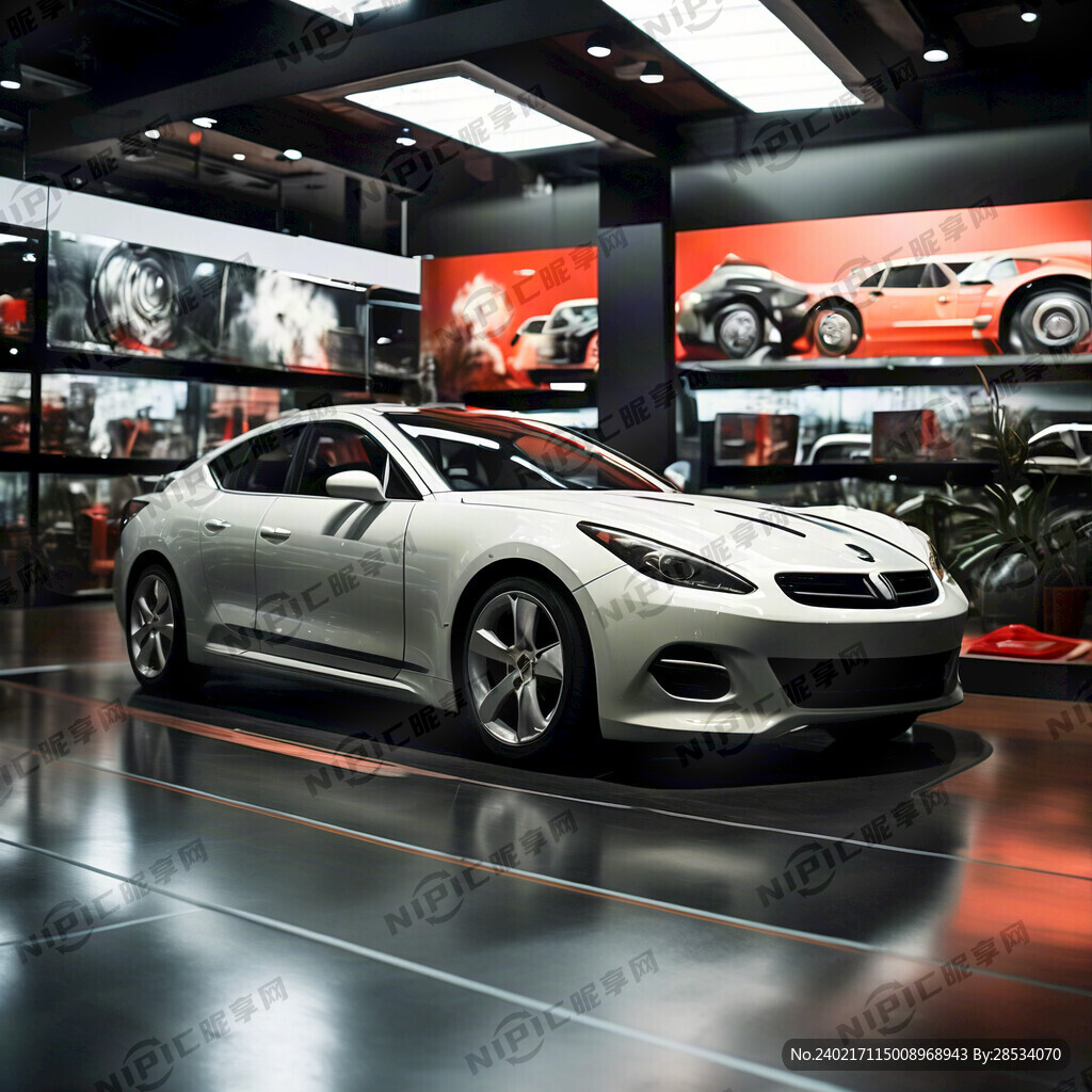 汽车展厅背景