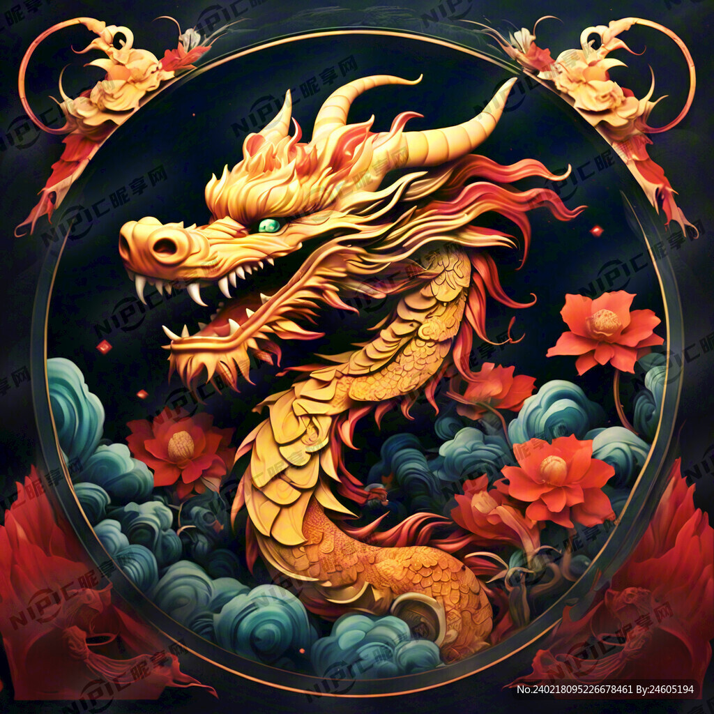 画册封面 龙年