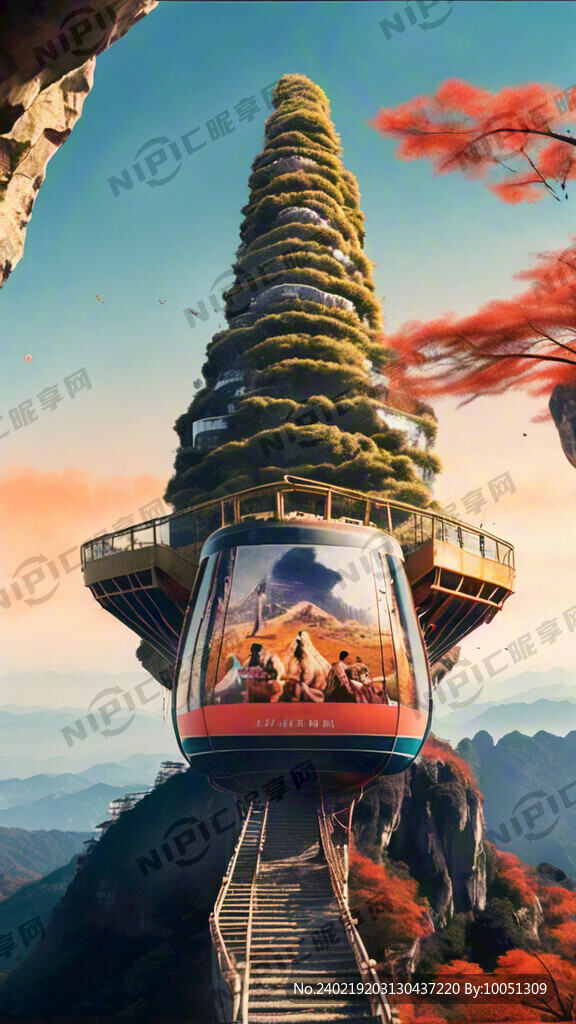 三特索道 梵净山金顶 蘑菇石