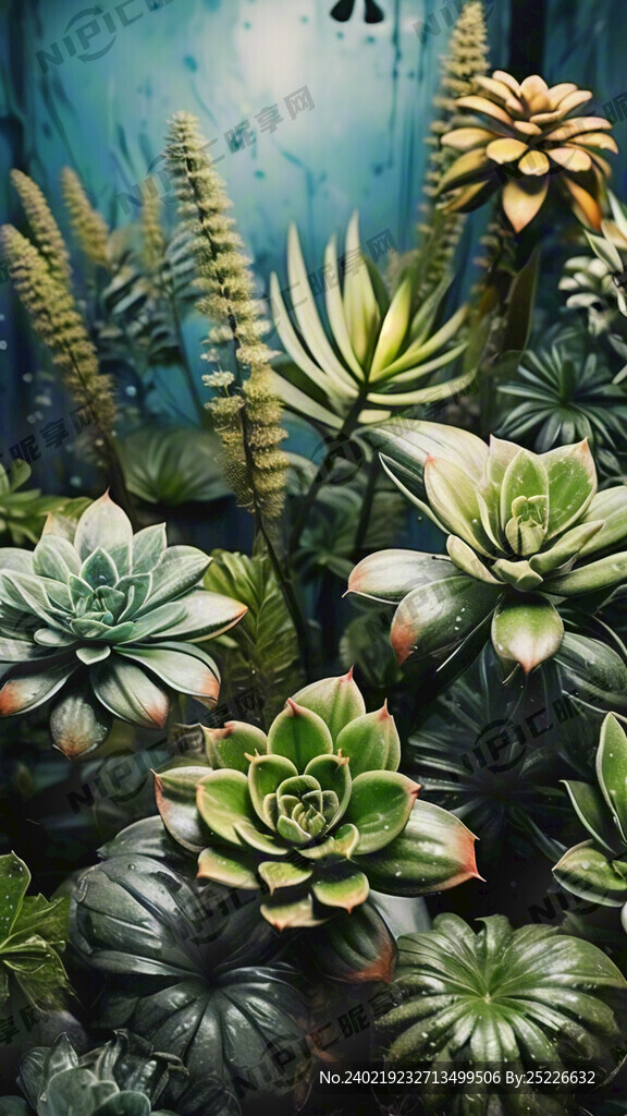 绿植背景 摄影图