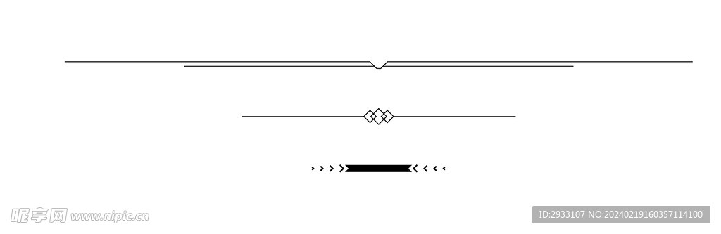 简约装饰线