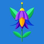 简洁的彩色节日素材铃兰