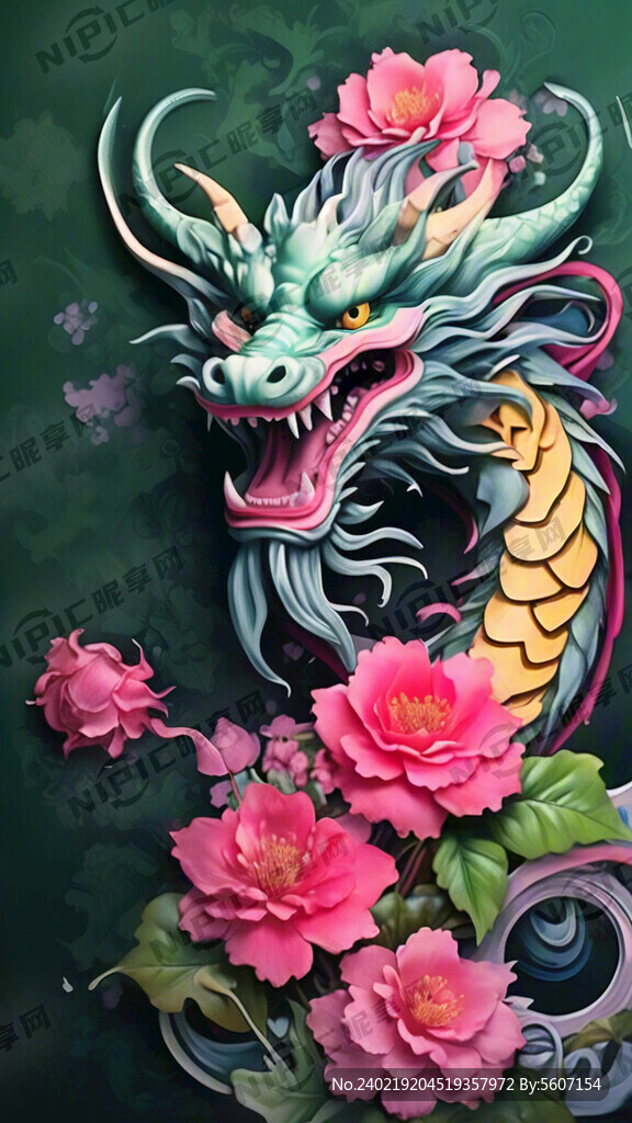 龙年的宫廷的色调背景  节目单