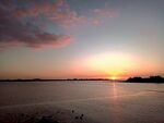 奥克兰海边落日余晖