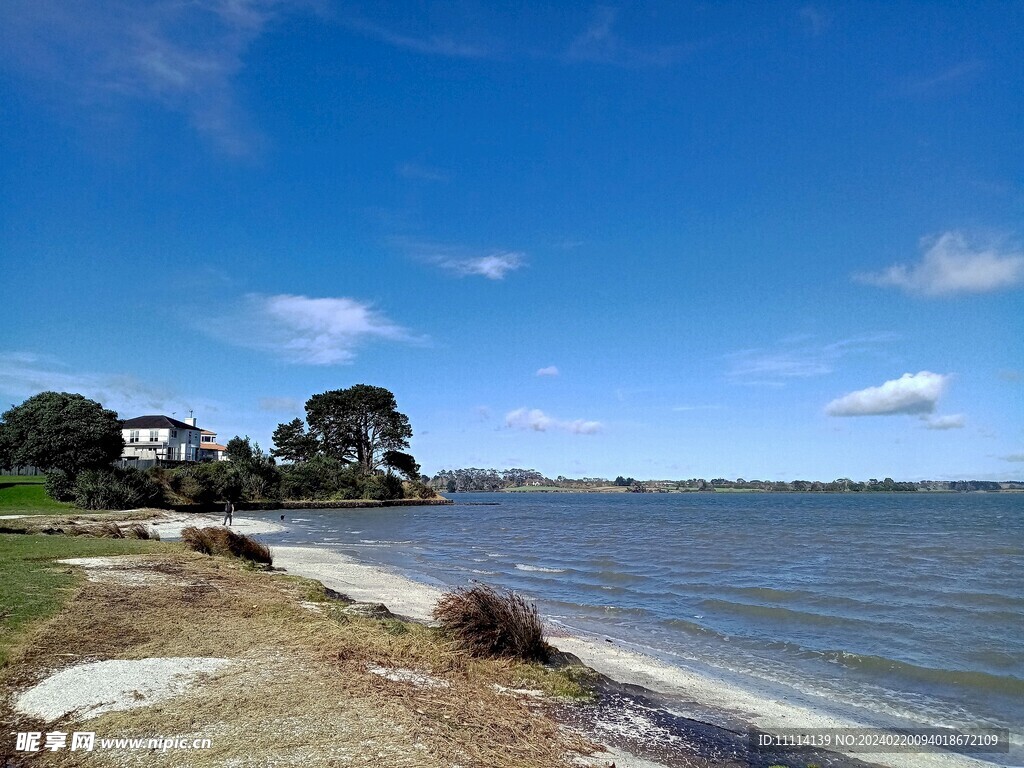 海滨小镇海滩风景