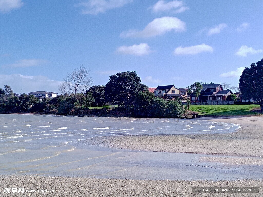 奥克兰海边小镇风景