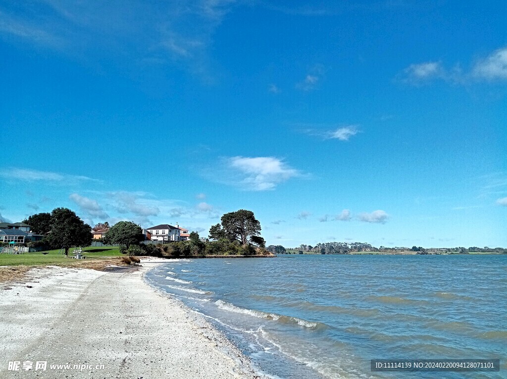 海滨小镇海滩风景