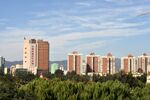 小区上方天空 