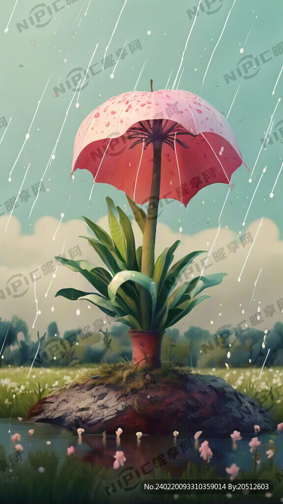 春天 下雨 打雷 植物 惊蛰