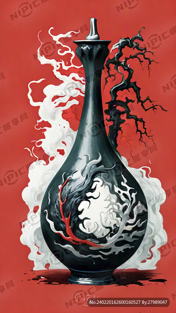 龙形葫芦 红色 白色 2024