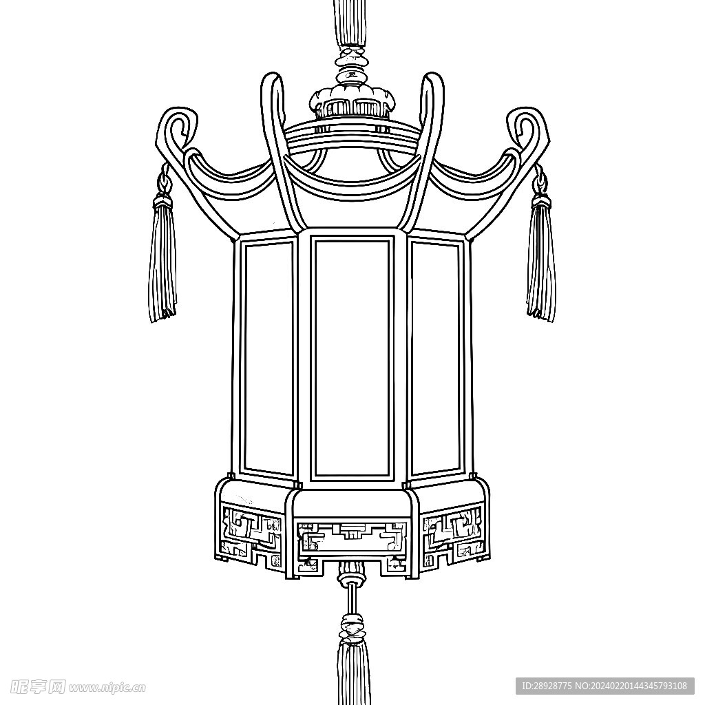 灯笼矢量图