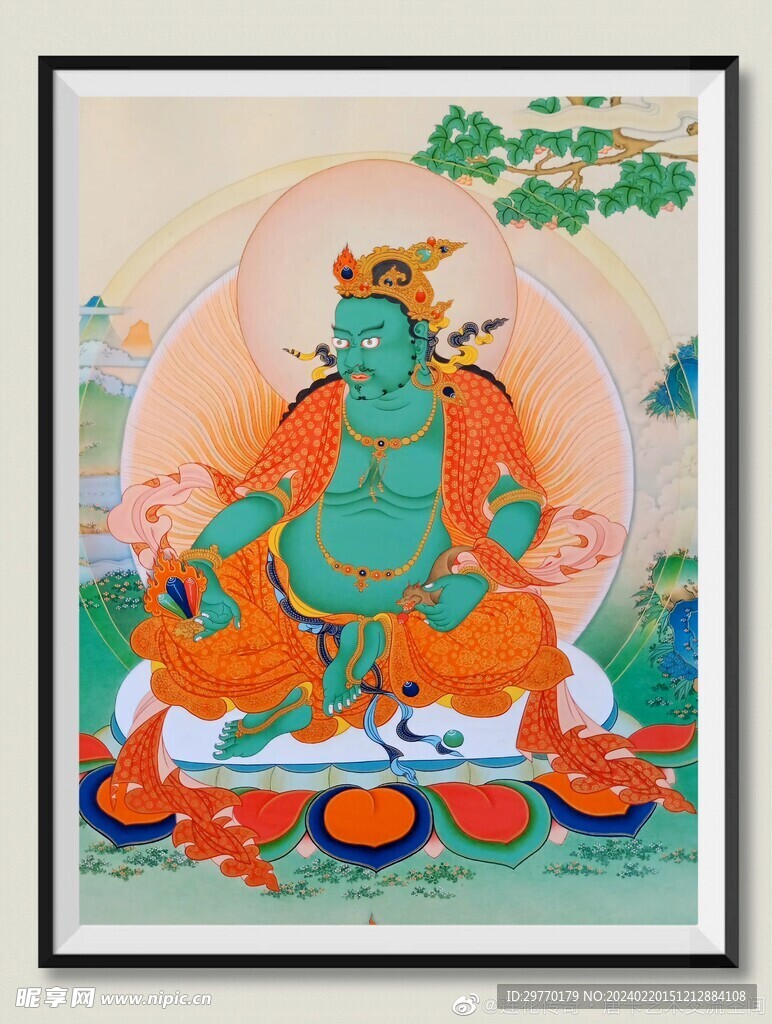 藏财神   绿财神     