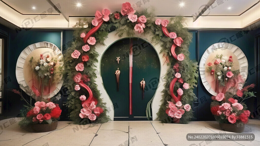 三八妇女节造型景墙