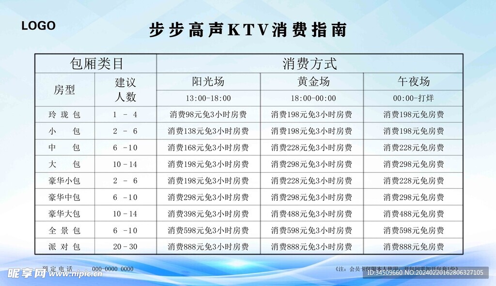 KTV消费指南价格表