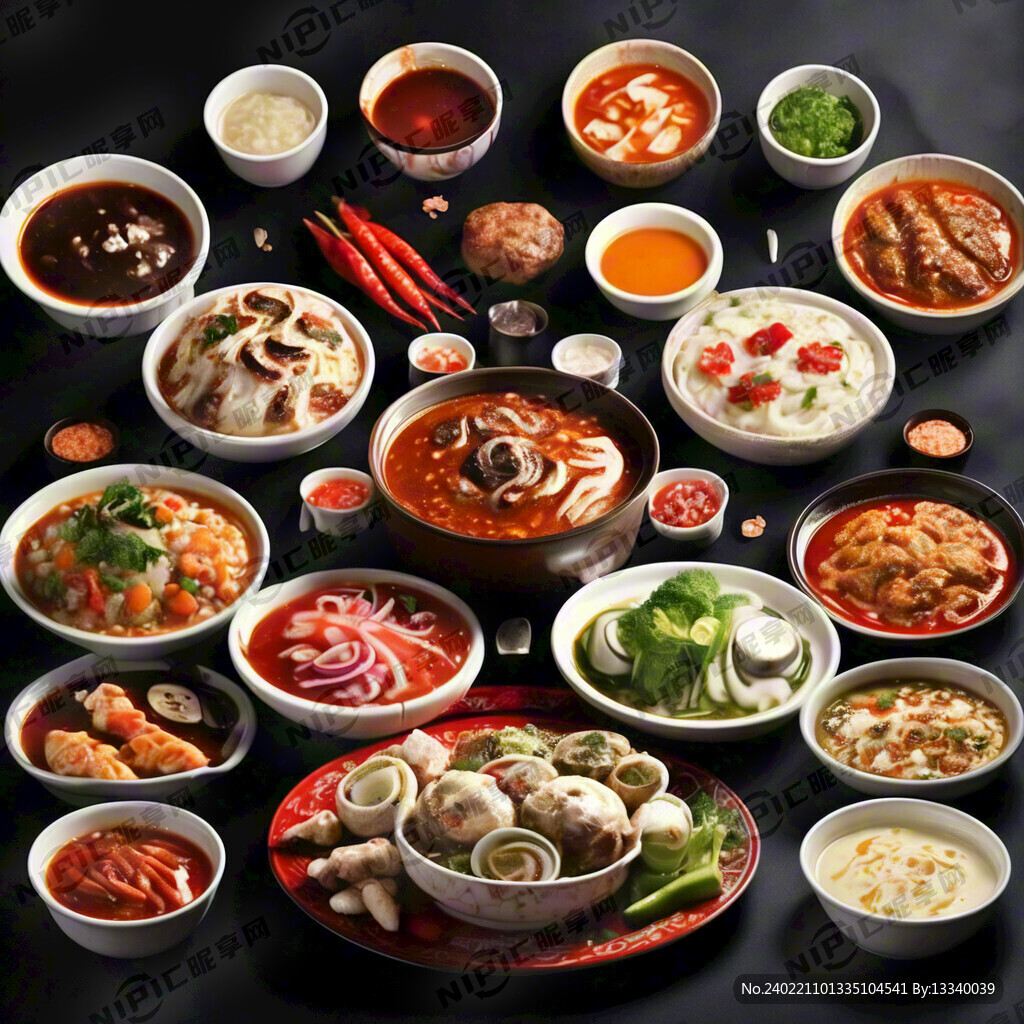 把很多菜品的中文名字用组合成一