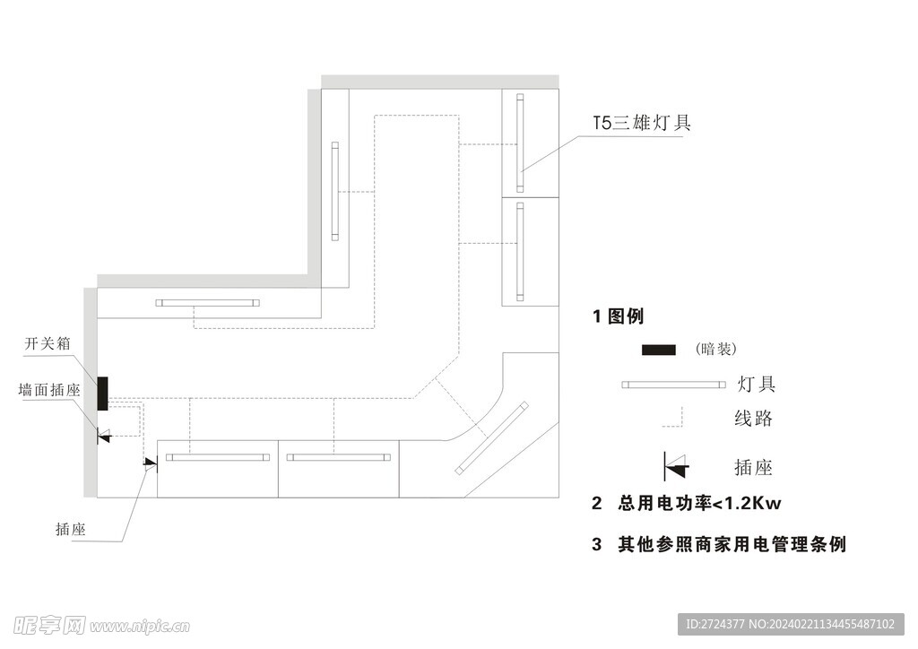 商场装修线路图