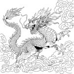 中国龙插画