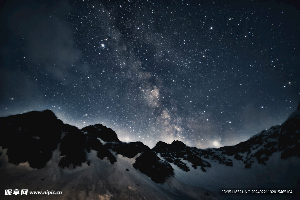 夜晚的星空