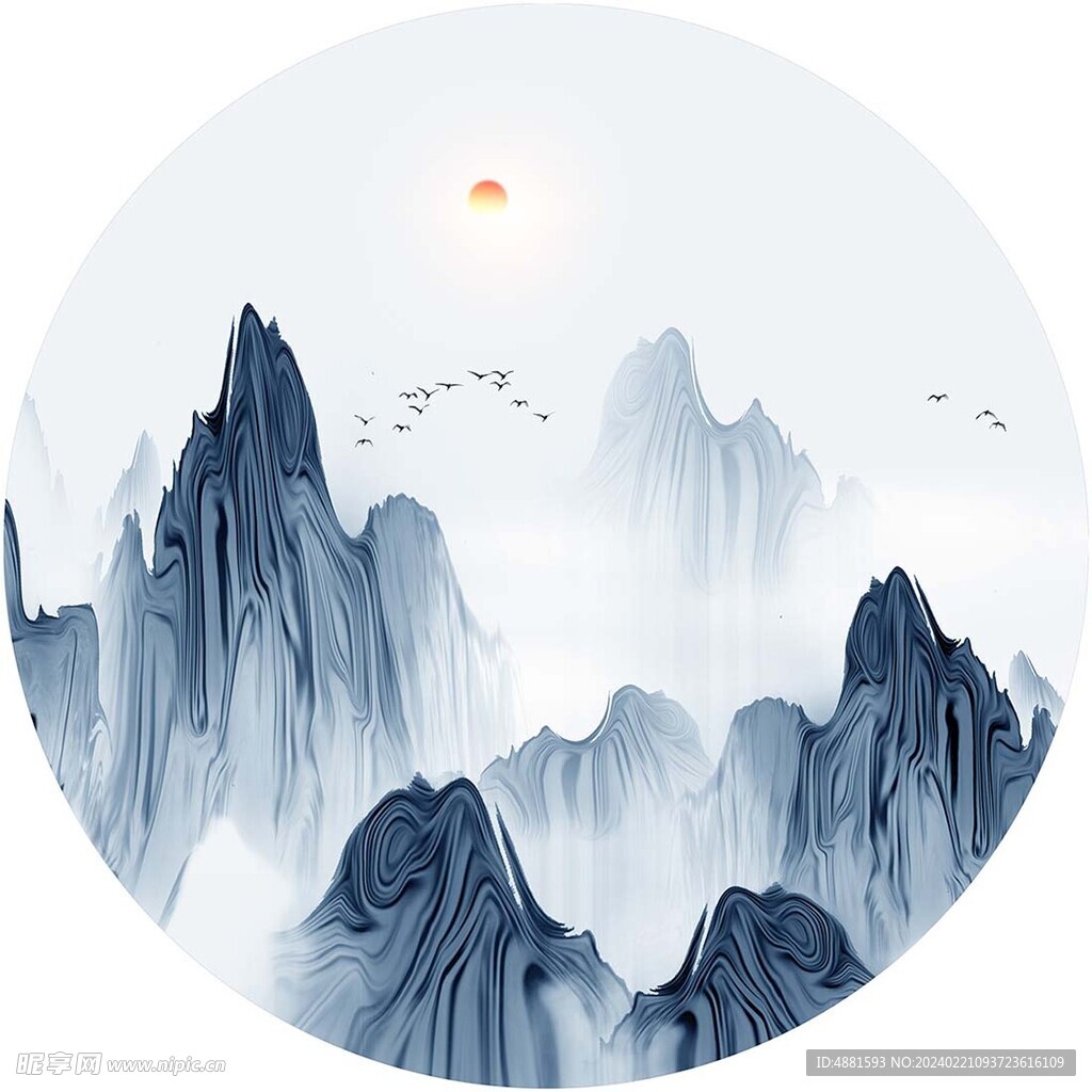 圆形壁画