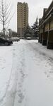 雪后路面