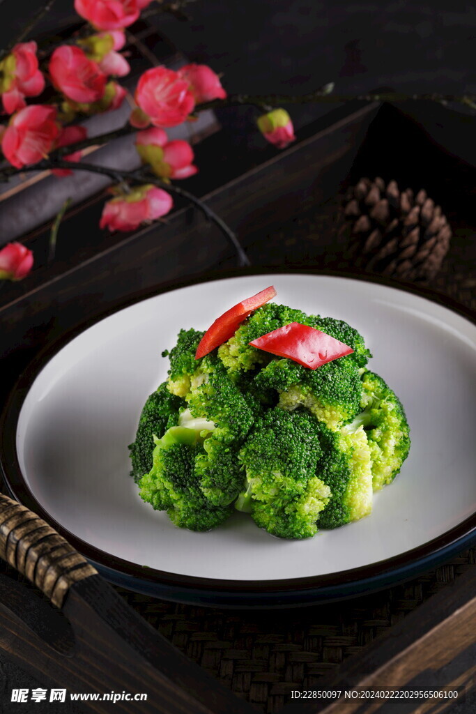 白灼西兰花