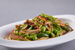 毛豆香干炒肉丝